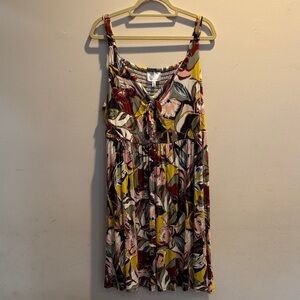 Torrid Floral Sleeveless Dress